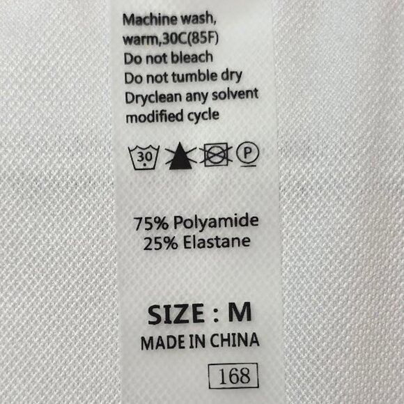 New Herseas High Waisted High Cut Ribbed Bikini Two Piece Swimsuit M - Picture 9 of 11